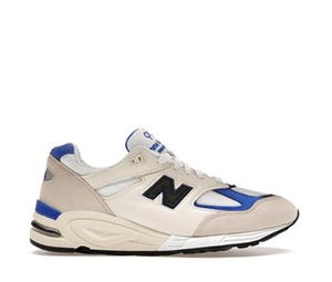 Buy New Balance 990v2 MiUSA White Blue at Sasom – Authentic and Ready to Ship