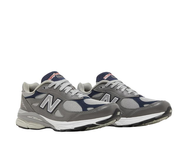 New Balance New Balance 990v3 MiUSA Elephant Grey Navy - view 3