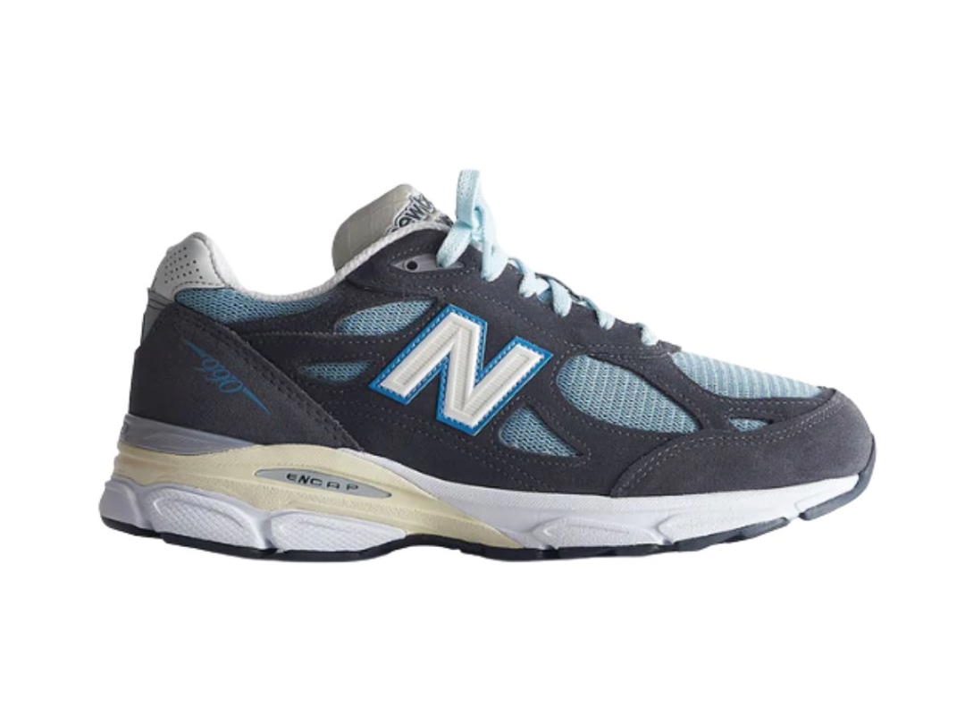New Balance New Balance 990v3 MiUSA Kith Steel Blue