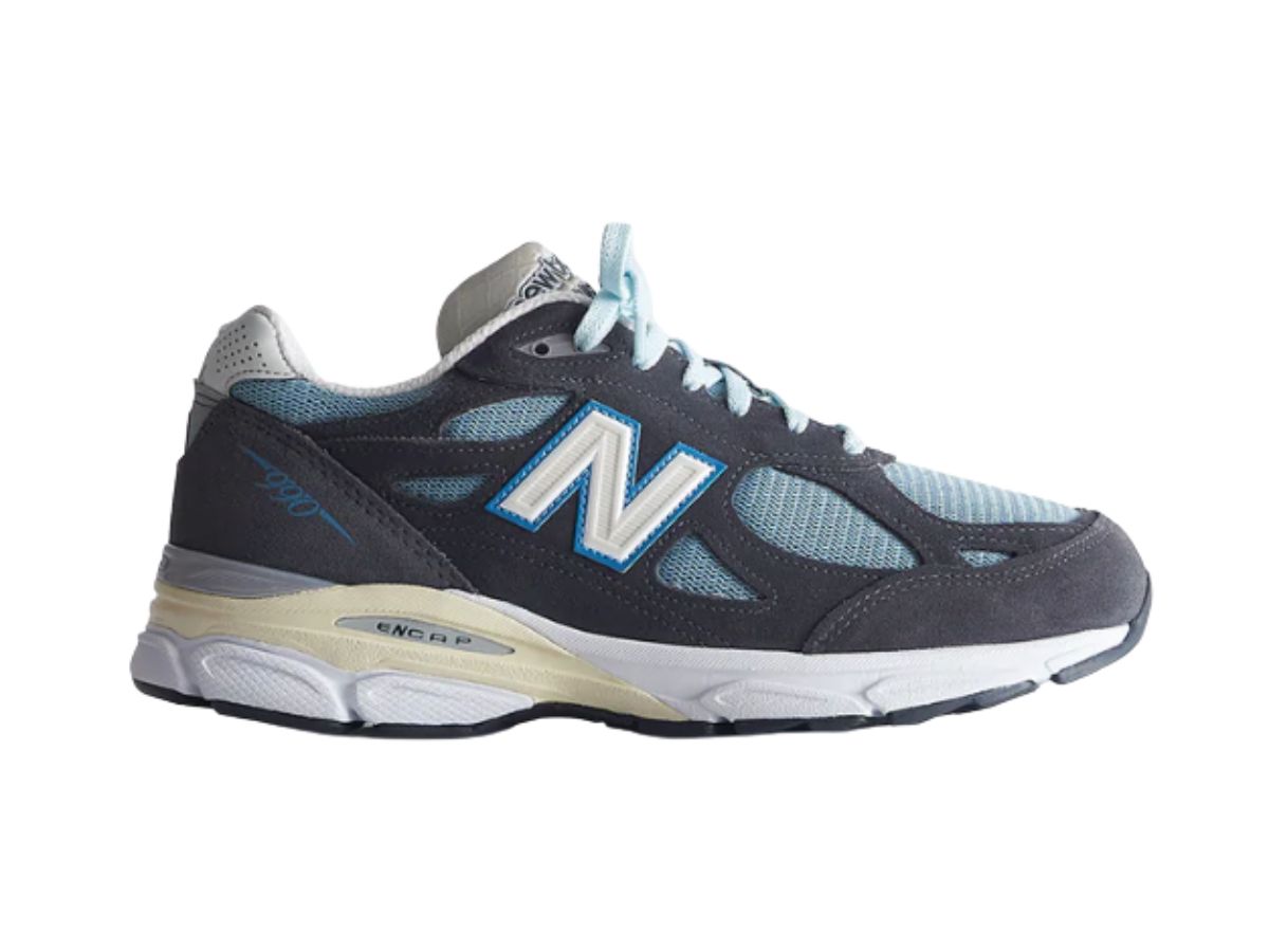 New Balance New Balance 990v3 MiUSA Kith Steel Blue