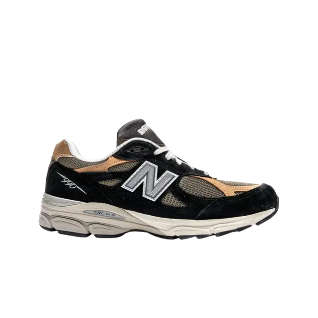 New Balance New Balance 990v3 MiUSA Black Tan - view 1