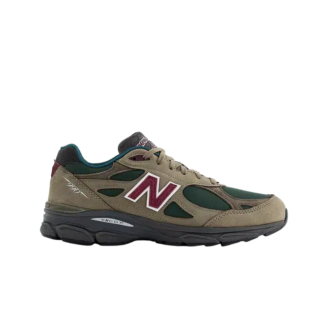 New Balance New Balance 990v3 MiUSA Teddy Santis Green Purple - view 1