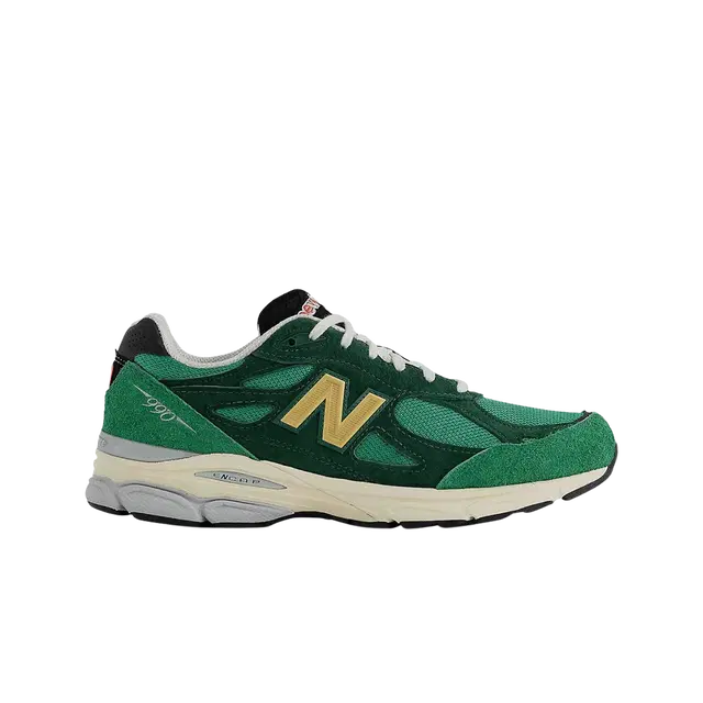 New Balance New Balance 990v3 MiUSA Varsity Green Gold - view 2