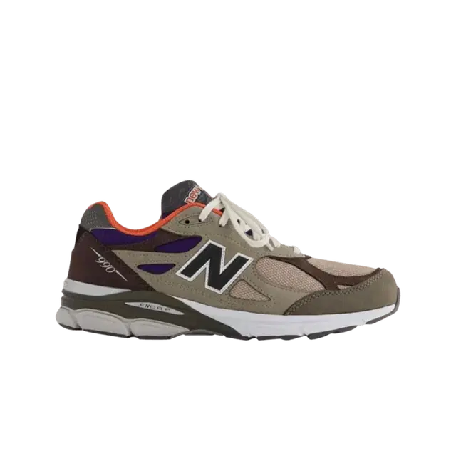 New Balance New Balance 990v3 MiUSA Teddy Santis Khaki Orange - view 2