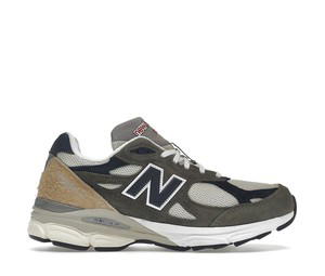 Buy New Balance 990v3 MiUSA Grey Blue Olive at Sasom – Authentic and Ready to Ship