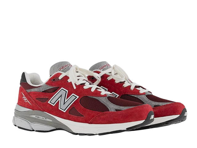 New Balance New Balance 990v3 MiUSA Teddy Santis Scarlet - view 3