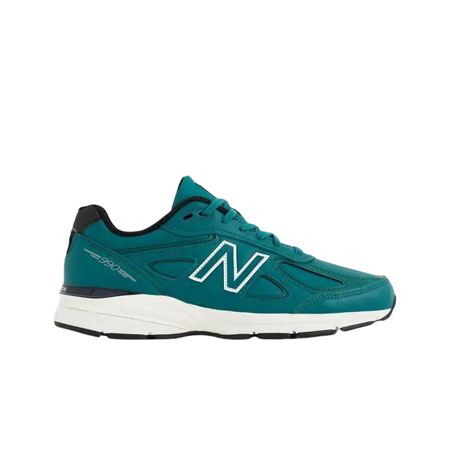 New Balance New Balance 990v4 MiUSA Teddy Santis Teal - view 2