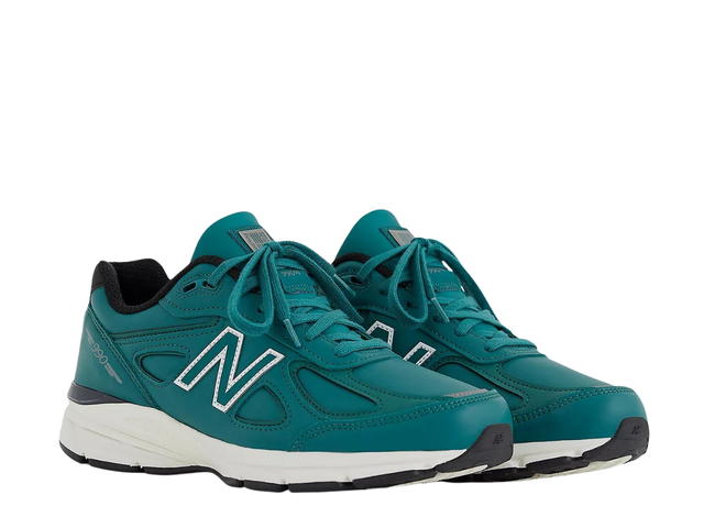 New Balance New Balance 990v4 MiUSA Teddy Santis Teal - view 3