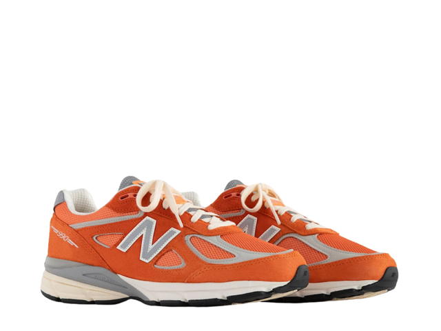 New Balance New Balance 990v4 MiUSA Aime Leon Dore Red Clay - view 2