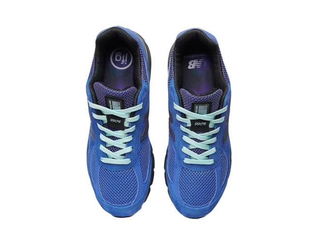 New Balance New Balance 990v4 MiUSA Joe Freshgoods 1998 Keisha Blue - view 2