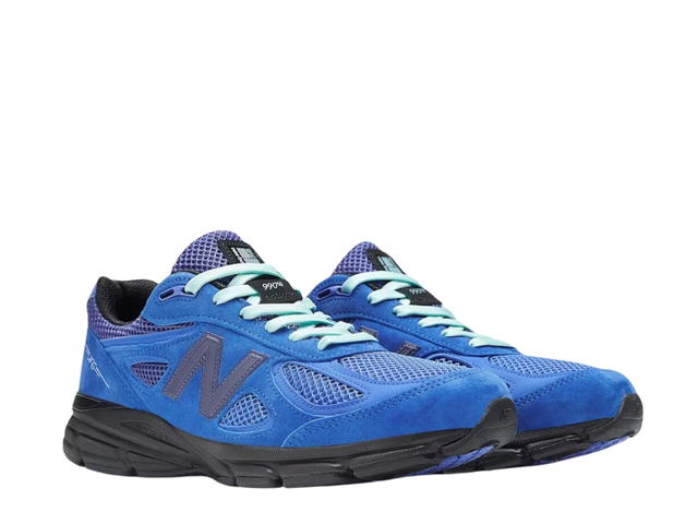 New Balance New Balance 990v4 MiUSA Joe Freshgoods 1998 Keisha Blue - view 3