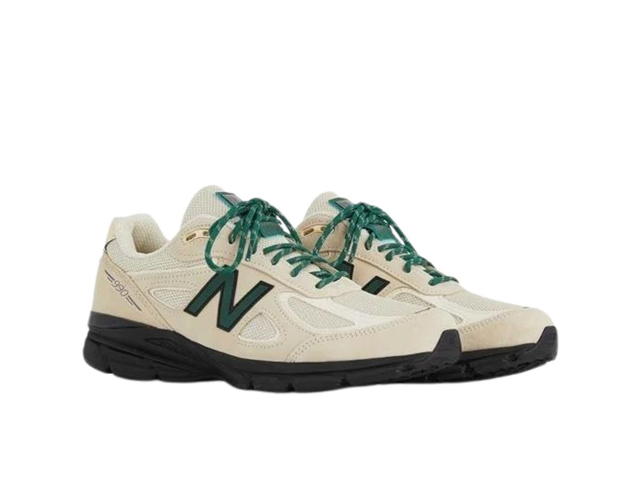 New Balance New Balance 990v4 MiUSA Teddy Santis Macadamia Nut - view 2