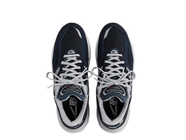New Balance New Balance 990v6 MiUSA Navy White - view 3