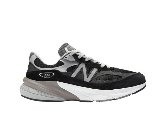 New Balance New Balance 990v6 MiUSA Black Grey White 2E Wide - view 1