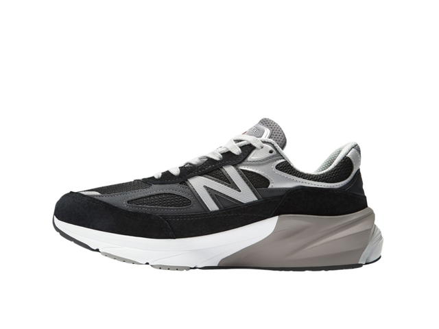 New Balance New Balance 990v6 MiUSA Black Grey White 2E Wide - view 2