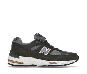 Buy New Balance 991 MiUK Dark Green Grey Tan at Sasom – Authentic and Ready to Ship
