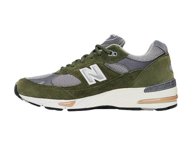 New Balance New Balance 991 MiUK Dark Green Grey Tan - view 2