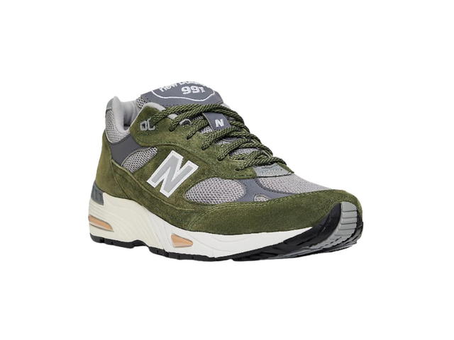 New Balance New Balance 991 MiUK Dark Green Grey Tan - view 3