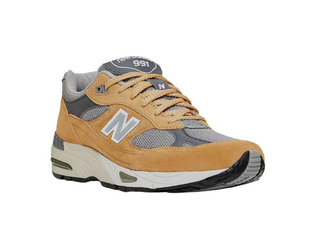 New Balance New Balance 991 MiUK Tan Grey Dark Grey - view 3