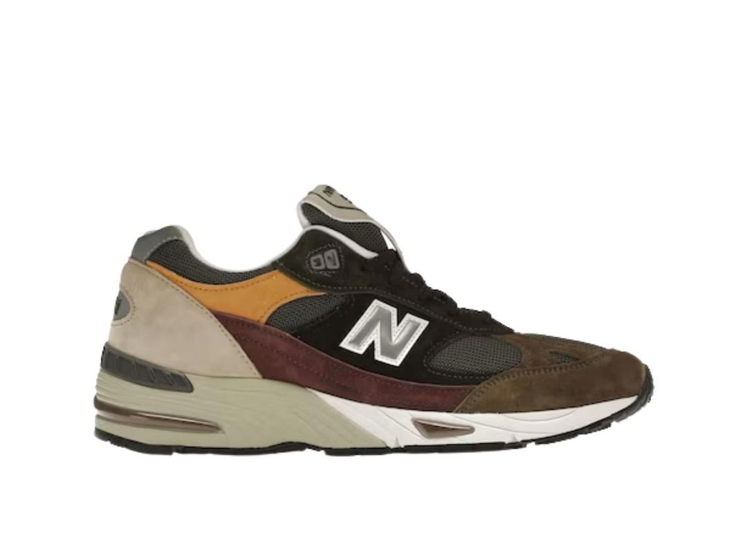 New Balance New Balance 991 Olive Burgundy Brown