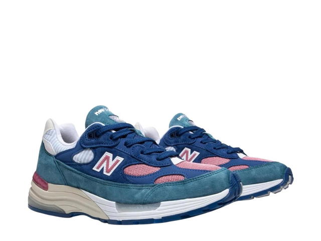 New Balance New Balance 992 Blue Teal Rose - view 3