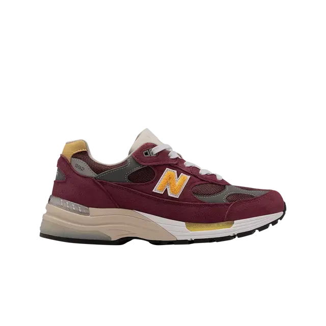 New Balance New Balance 992 Burgundy Gold - view 1