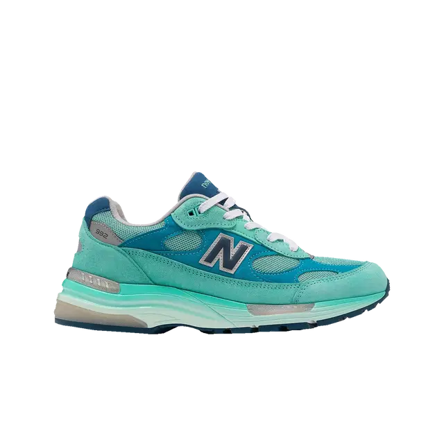 New Balance New Balance 992 MiUSA Blue Silver Metallic - view 2
