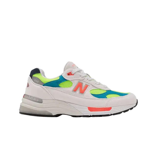 New Balance New Balance 992 White Neon Cyan - view 1