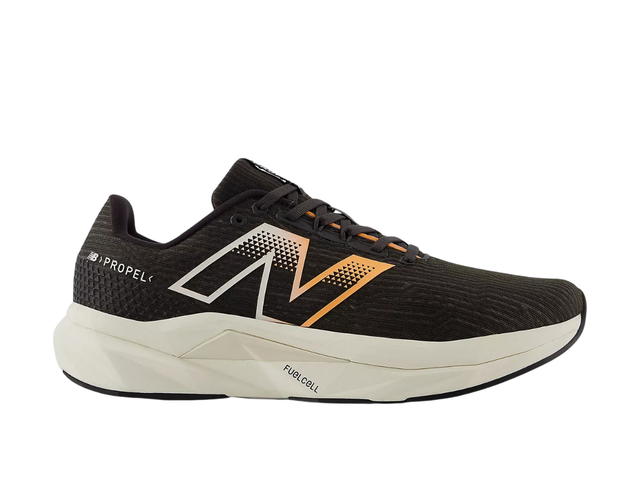 New Balance New Balance Fuelcell Propel V5 Black With Hot Mango And Black Cement - view 1