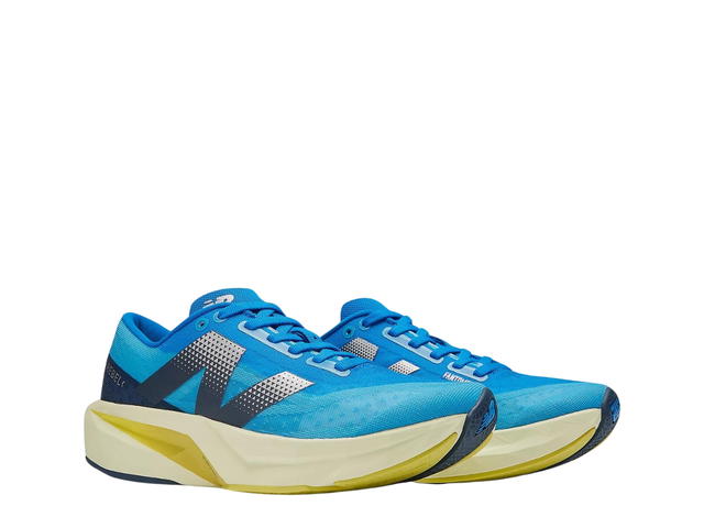 New Balance New Balance FuelCell Rebel v4 Spice Blue-Limelight-Blue Oasis (W) - view 3