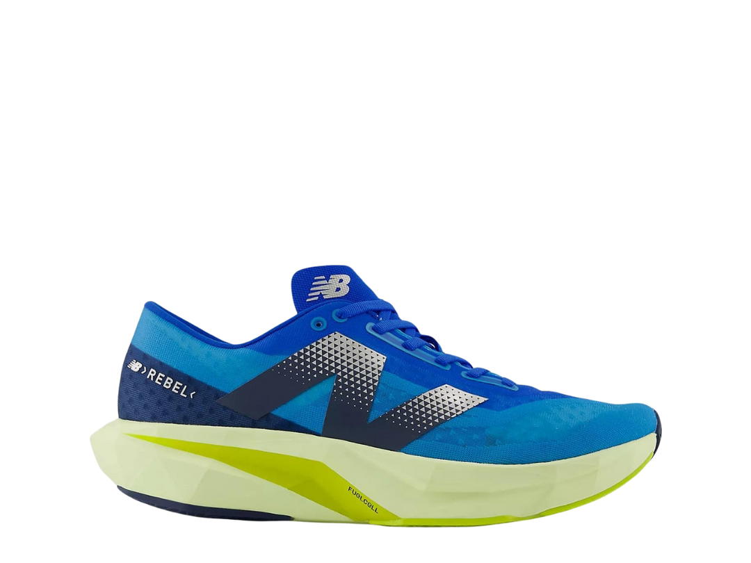 New Balance New Balance FuelCell Rebel v4 Spice Blue-Limelight-Blue Oasis