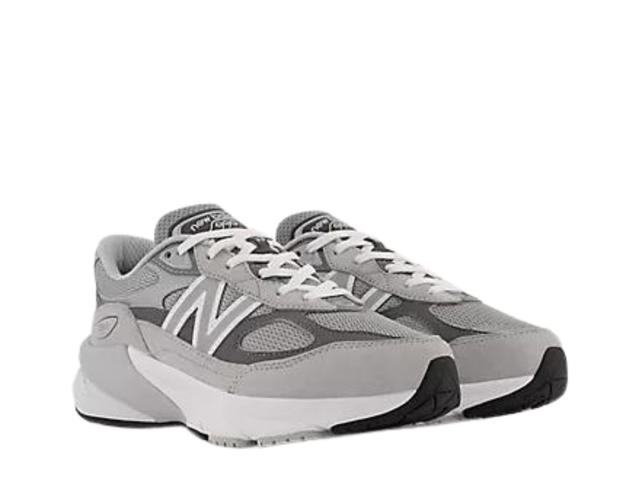 New Balance New Balance 990v6 MiUSA Grey (GS) - Wide - view 2