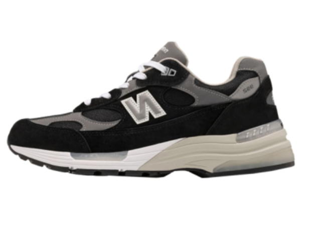 New Balance New Balance 992 Black Grey Suede - view 2