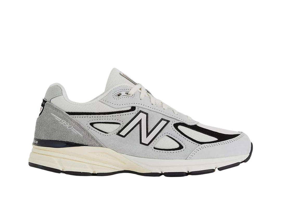 New Balance New Balance 990v4 MiUSA Teddy Santis Grey Black Cream
