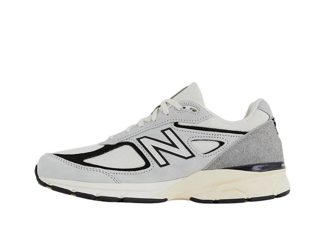 New Balance New Balance 990v4 MiUSA Teddy Santis Grey Black Cream - view 2