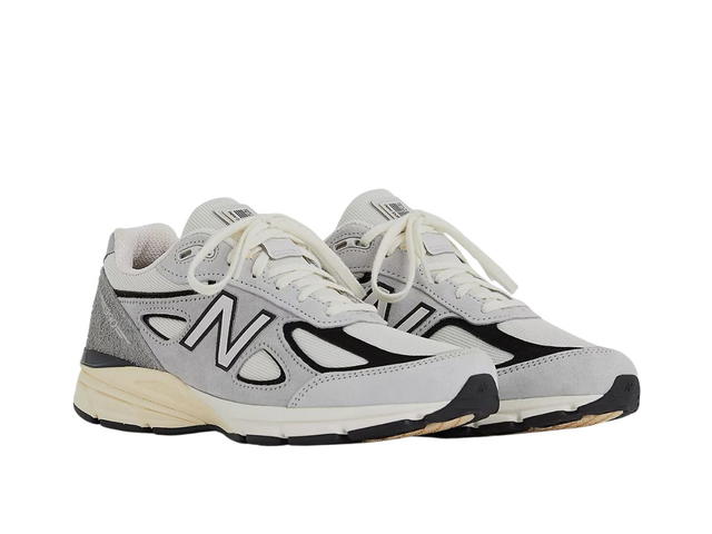 New Balance New Balance 990v4 MiUSA Teddy Santis Grey Black Cream - view 3
