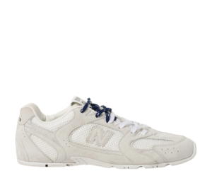 Miu Miu X New Balance 530 Sl 530 Sl Suede And Mesh Sneakers White