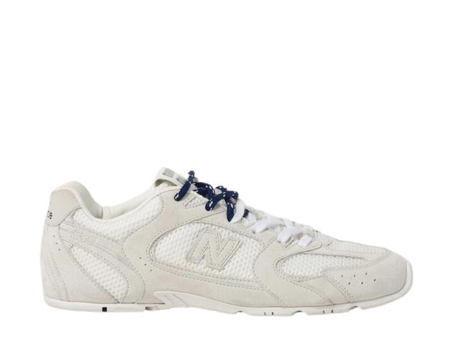 Miu Miu Miu Miu X New Balance 530 Sl 530 Sl Suede And Mesh Sneakers White - view 1
