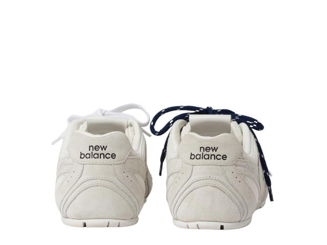 Miu Miu Miu Miu X New Balance 530 Sl 530 Sl Suede And Mesh Sneakers White - view 3