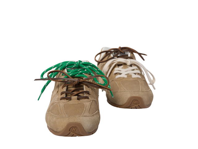 Miu Miu Miu Miu X New Balance 530 Sl Suede Sneakers Ecru - view 4