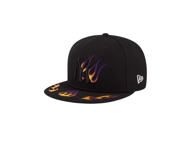 New Era New Era New York Yankees MLB Flame Black 59FIFTY FItted Cap - view 1