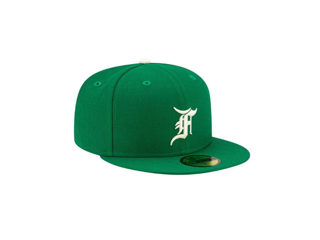 New Era New Era x Fear of God Essentials x Detroit Tigers Green 59FIFTY Cap Green - view 3