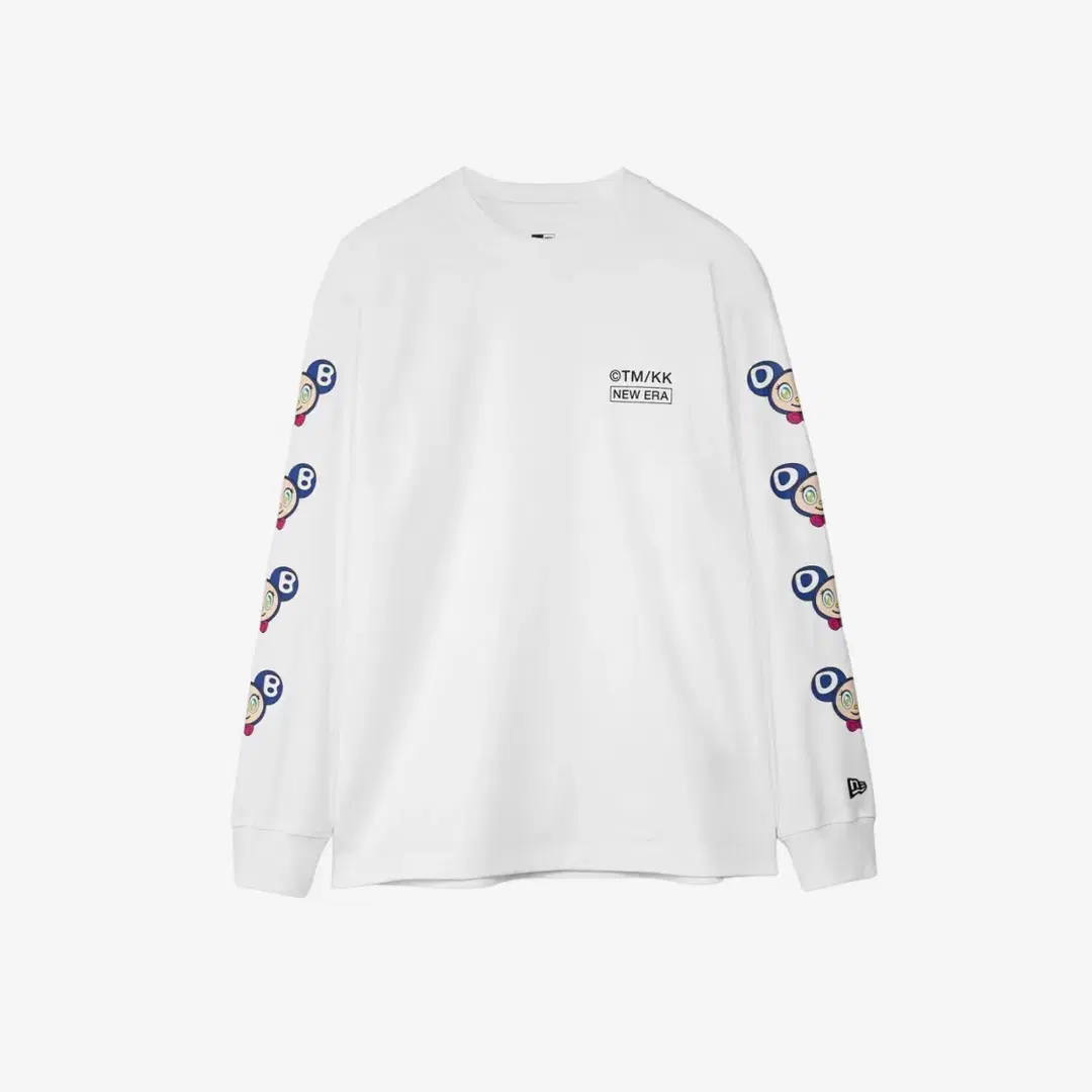 New Era New Era x Murakami Takashi Dob Long Sleeve T-Shirt White