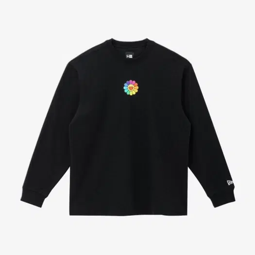 Buy New Era x Murakami Takashi Flower Long Sleeve T-Shirt Black at Sasom – Authentic and Ready to Ship