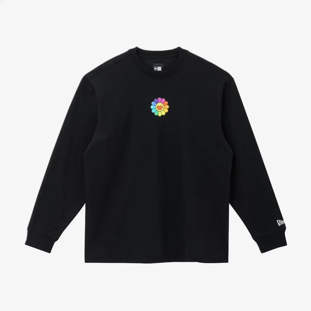 New Era New Era x Murakami Takashi Flower Long Sleeve T-Shirt Black