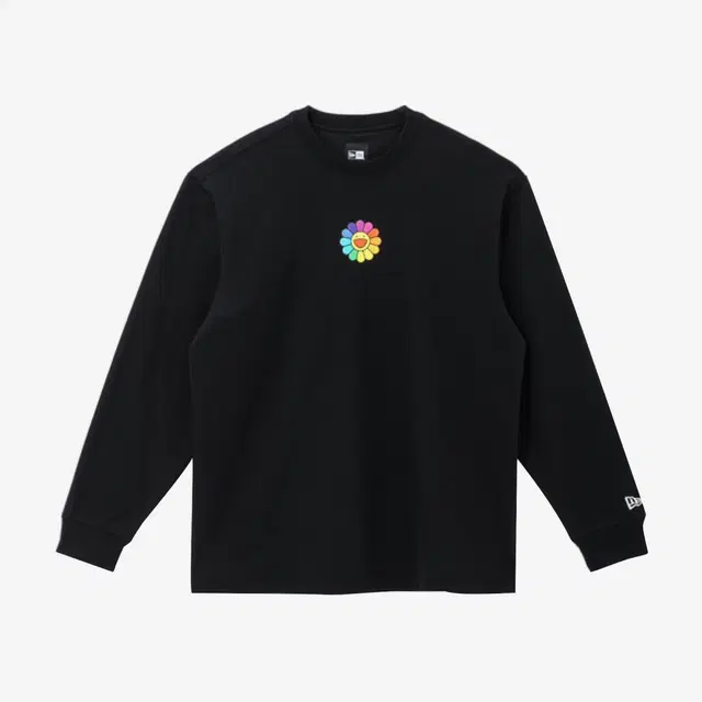 New Era New Era x Murakami Takashi Flower Long Sleeve T-Shirt Black - view 2