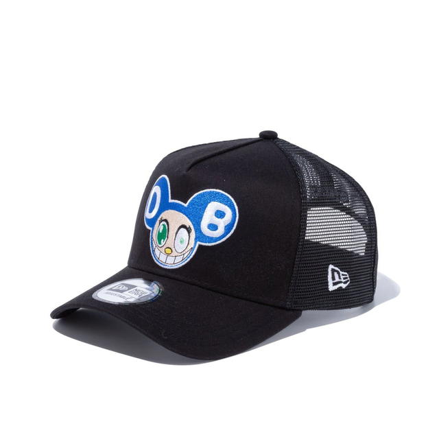 New Era New Era x Takashi Murakami A-Frame Trucker DOB 9Forty Hat Black - view 1