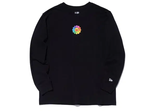 Buy New Era x Takashi Murakami Flowe Flag Relaxed Fit L/S Tee Black at Sasom – Authentic and Ready to Ship