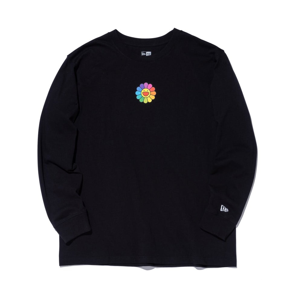 New Era New Era x Takashi Murakami Flowe Flag Relaxed Fit L/S Tee Black