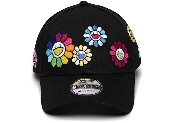 Buy New Era x Takashi Murakami Flower Allover 9Forty Cloth Strap Hat Black Multi at Sasom – Authentic and Ready to Ship